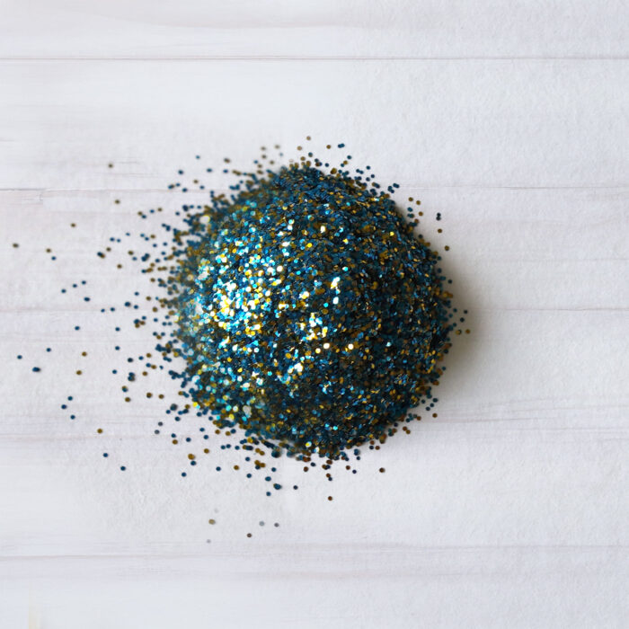 Glitter blau-gelb – Bild 3
