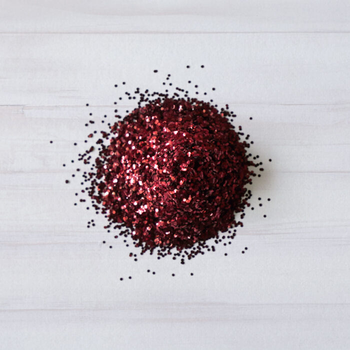 Glitter dunkelrot – Bild 3